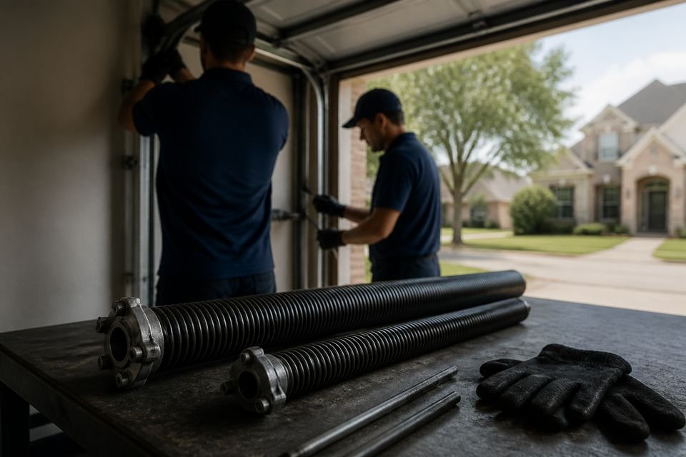 How Long Garage Door Springs Last in Houston Humidity