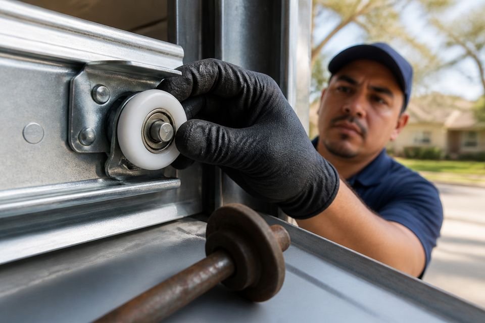 Garage Door Roller Replacement in Houston