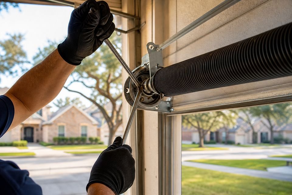 Garage Door Spring Repair & Replacement in Houston